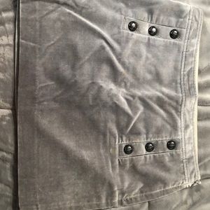 Banana republic velvet mini skirt